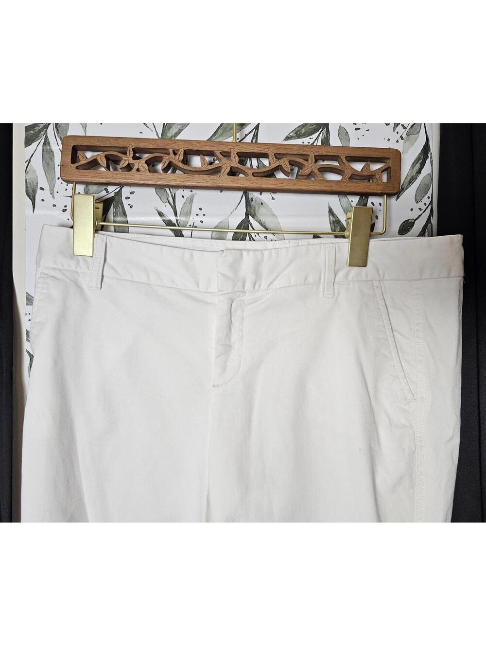 Caslon Pants White Womens Size 8 Chino